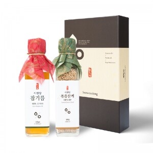 서원당 선물세트 2호(참기름170ml+볶음참깨85g)